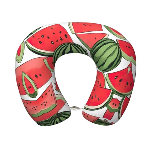 Almohada de espuma viscoelástica para cuello viajero miniatura 1