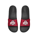 FOCO Ohio State Buckeyes NCAA Mens Cropped Big Logo Slides - S