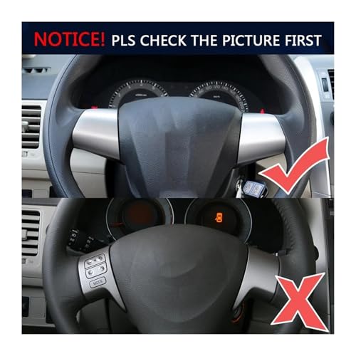 Bouton de commande audio volant pour Toyota Corolla 2010-2013 argenté