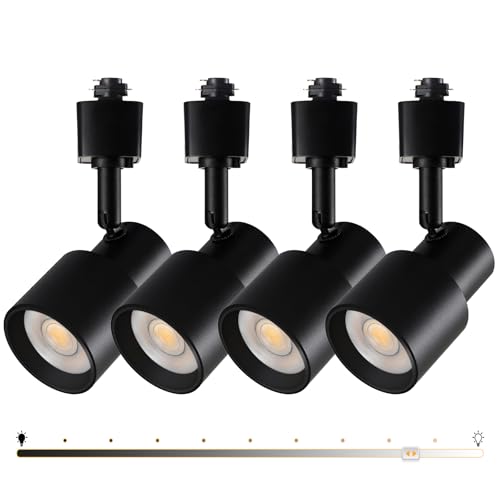 AIBISOD 10W H Track Lighting Heads, Dimmable LED Track Lighting Heads Fixtures Bright 3000K Warm...