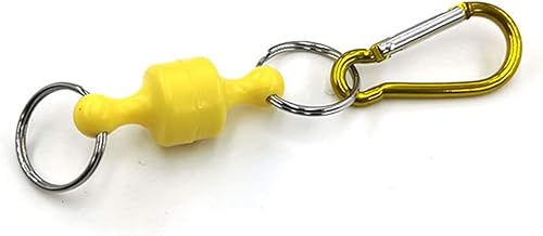 Miniatura 5 de Bluelans Retractor de clip magnético de liberación de red más fuerte, llavero de liberación rápida con imán súper fuerte, hebilla magnética de pesca