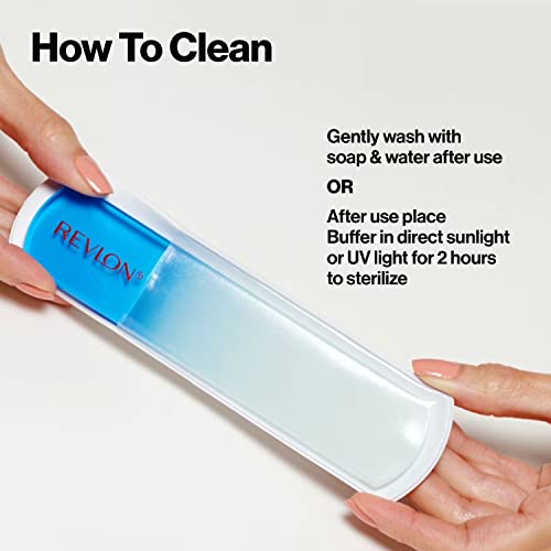 Revlon Bacteria Shield Glass Foot File & Buffer, 1 Count - image 4