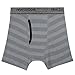 Fruit Of The Loom Mens Cotton Boxer Brief Underwear Traditional Fly Stripes Assorted SM (6-8 Little Kid/Big Kid), Small, Pack of 10