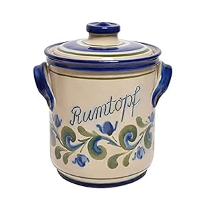 Steinzeug-Schmitt Flora Keramik Rumtopf 3L