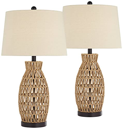 360 Lighting San Carlos Coastal Cottage Nautical Modern Table Lamps for Living Room and Bedroom
| 360 Lighting San Carl 
