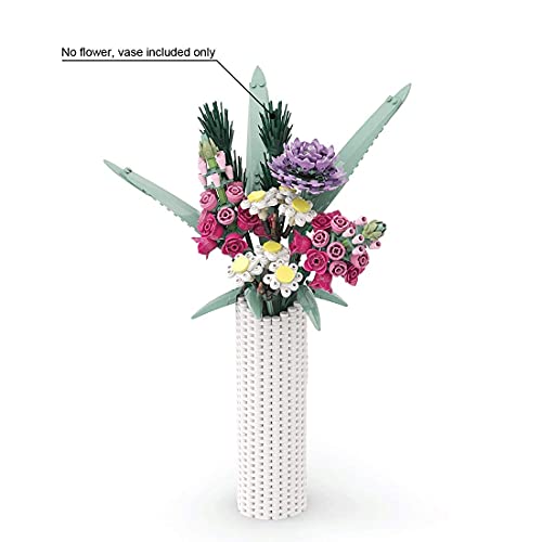 QIXIAOCYB XSuper 10280 40460 Vase Bausteine 750 stücke MOC Kleinteilchen Vase-kompatibel mit Lego Blumenstrauß… – Bild 6