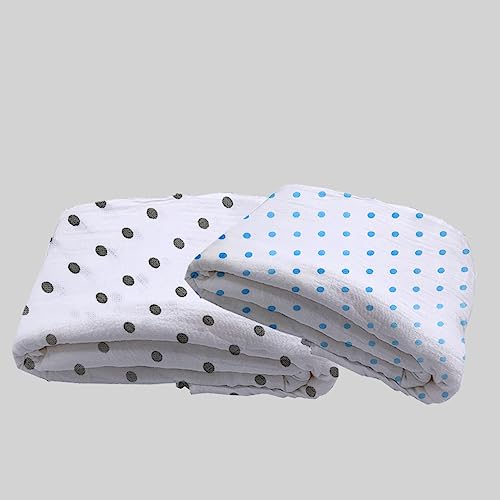 Image of Premium Baby Towels for Babies Cotton Cloth Pack of 2 Super Soft 100% Muslin Cotton Reusable Hygiene Cloth Baby Towel dot Print 120x120 CM