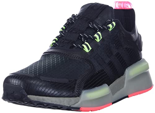 adidas NMD_V3 Chaussures Homme, Core Black/Core Black/Signal Green, 46 EU