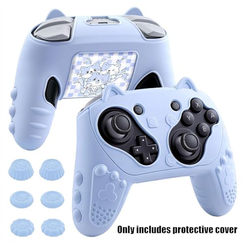 for Switch 2 Pro�p�V���R���ی�P�[�X�B�L���[�g�ȔL���f�U�C���B�_�炩�����K�ȃJ�[�g�D�[�����̃f�U�C���B�����^�тɕ֗��B�ی�J�o�[�A���b�J�[�L���b�v�A���b�J�[�����O�t���B�ϏՌ��A���t���ȒP�A����~�߁A�h�o�B (���L ��g)