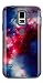 Speck Products CandyShell Inked Carrying Case for Samsung Galaxy S5 - Retail Packaging - SuperNova Red Pattern/Tahoe Blue