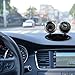 2 in 1 Car Thermometer Compass, Navigation Direction Guide Ball Adjustable Vehicle Mount Dashboard Compass for Marine Boat Car Truck