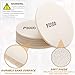 Maitys Microfiber Bowling Sanding Pad Bowling Accessories Bowling Ball Towel Resurfacing and Cleaning Kit 6 Pieces Bowling Ball Cleaning Pad and 1 Bowling Ball Towel (Grit 2000/3000/ 5000, White)