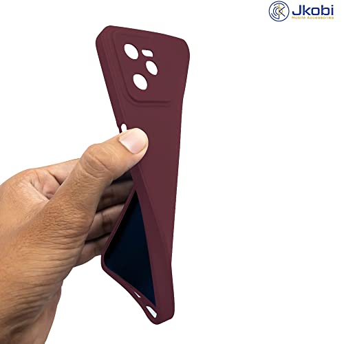 Image of Jkobi Basic Case for Tecno Spark 2020 | Go 2021 (Silicone Smooth Maroon)