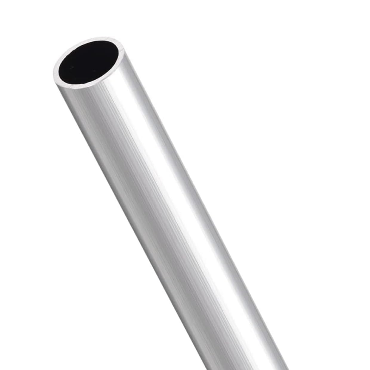 6063 Aluminum Round Tube OD 24mm Length 500mm Seamless Straight Metal Tube for DIY Crafts(OD 24mm ID 22mm)