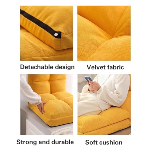 Fauteuil de sol pliable réglable contre le mal de dos en lecture
