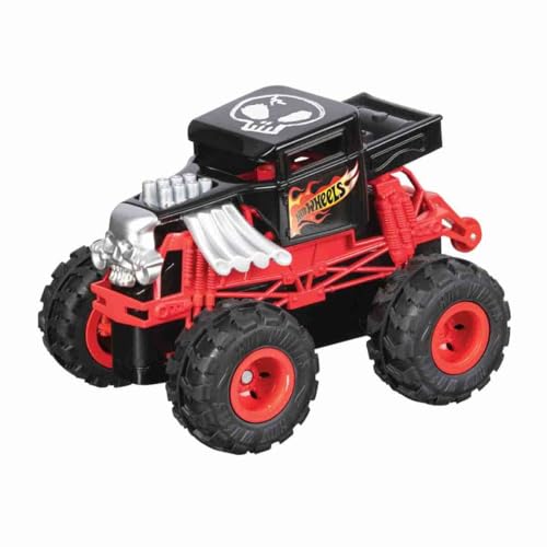 Hot Wheels - Mondo Motors - Voiture télécommandée - Monster Truck - Bone Shaker - Demo Derby - Race Ace - Tiger Shark -12cm - Tout-Terrain - Wheelies -...