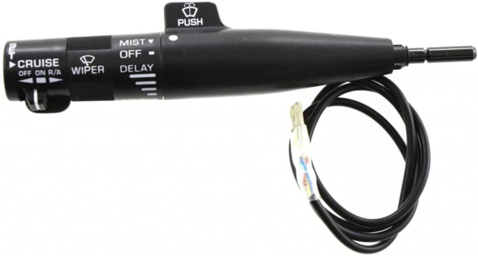 For Chevy G30/S10 Blazer 1990 1991 Combination Switch | Black | w/Cruise Control | 4-Wire | Replacement For 25111262