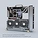 DIY Open Frame PC Chassis, Aluminum Computer Case, Supports Dual CPU Server/EATX Motherboard, Excellent Cooling, Type-C Port