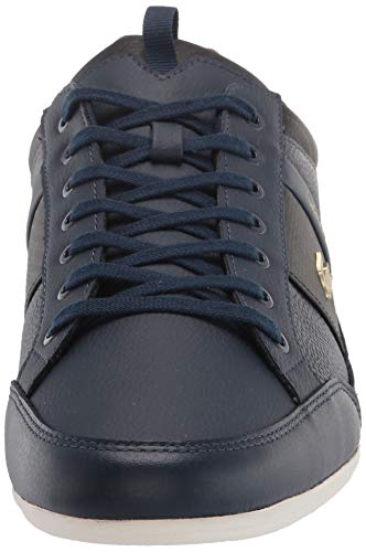 Lacoste Herren Chaymon Sneaker, Marineblau/Schwarz, 44 EU