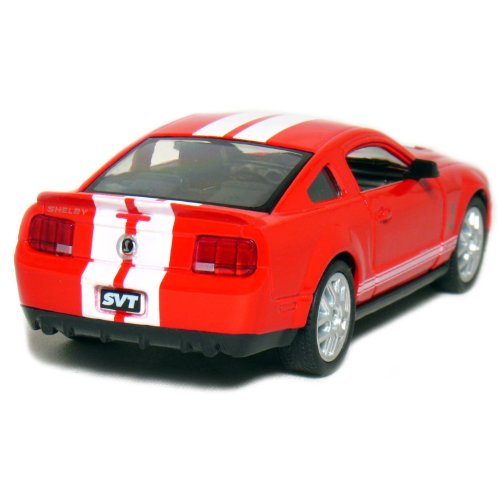 KiNSMART Ford Shelby GT500 2007 modelo 1:38 rojo miniatura 2