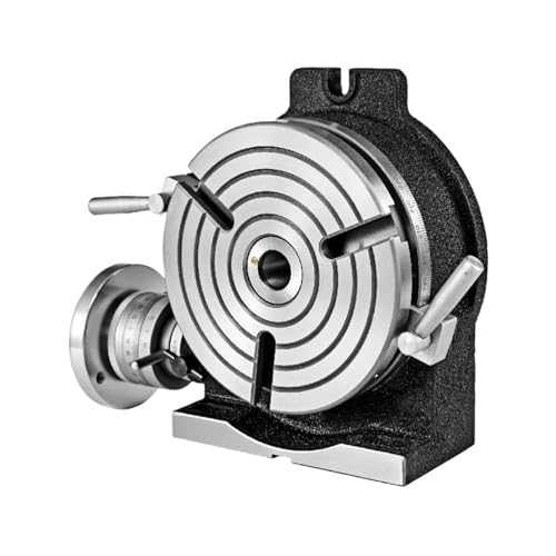 KACOME Rotary Tables 8’ / 200 mm Horizontal Vertical MT-3 Rotary Table 3 Slots/4 Slots for milling 360 Degree Table(8-inch 3-Slot)