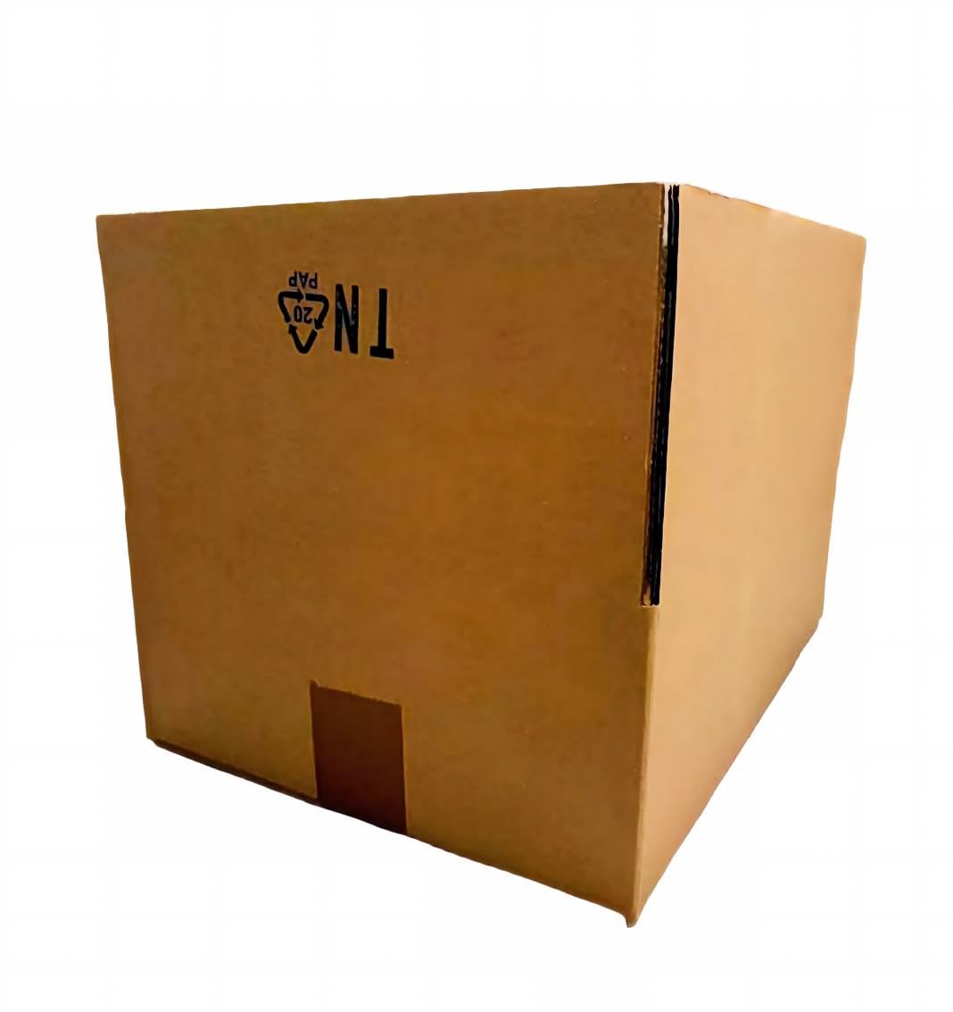 Sanapack c-012 - Cajas de cartón de onda individual, 35 x 25 x 12 cm, juego de 100 unidades, cajas de cartón para mudanzas y envíos (100 unidades, 35 x 25 x 12 cm)