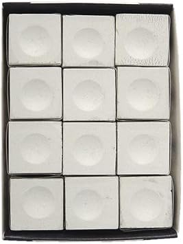 Silver Cup Chalk, White, 12-Piece Box