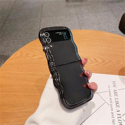Coque Samsung Zflip3 antichoc fine et silicone rigide noir