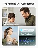 soundcore AeroFit 2 firmy Anker, słuchawki otwarte, regulowane zaczepy na uszy, ścisłe dopasowanie, bogaty bas, dźwięk bezprzewodowy Hi-Res, 42 godz. odtwarzania (White, With AI assistant)