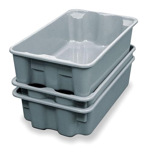 Molded Fiberglass Stk and Nest Ctr,Gray,Solid,FRC 780208-1 Each