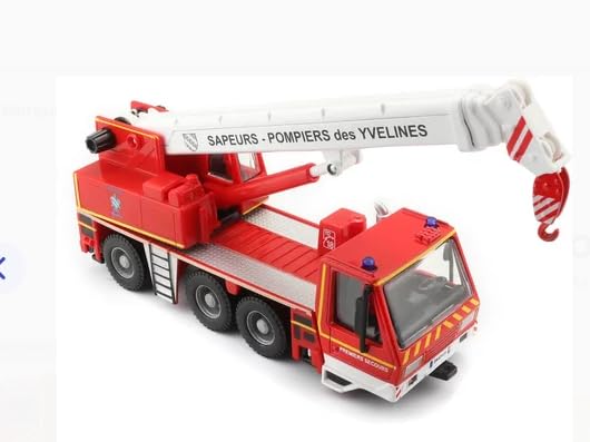 Camion De Pompiers Renault Premium – Miniature 1/55 En Métal, Bburago Maisto, Dès 3 Ans, Jouet D’imagination