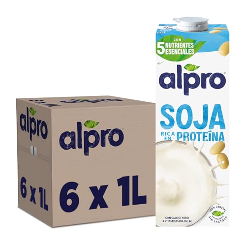 Alpro Bebida vegetal de sopa, embalagem de 6 x 1 l