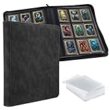 Wigearss Raccoglitore Album di Carte da Collezione per 216 Toploader, 9 Tasche con Custodie Rigide 3"x4" per Pokemon, Magic, Yugioh, MTG, TCG