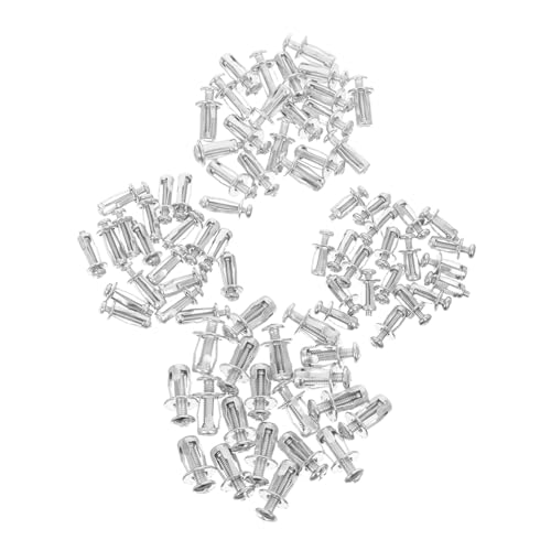 MAGICLULU 80個膨張ボルト 各種 花弁形ナット付き 高耐久カーボン製 コンクリート レンガ ボード対応 壁面固定用 プレート 広告掲示物向け