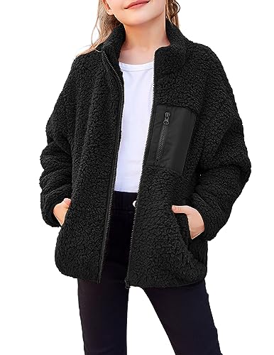 Amazon.com: Arshiner Kids Fleece Jacket Fall Winter Sherpa Fluffy