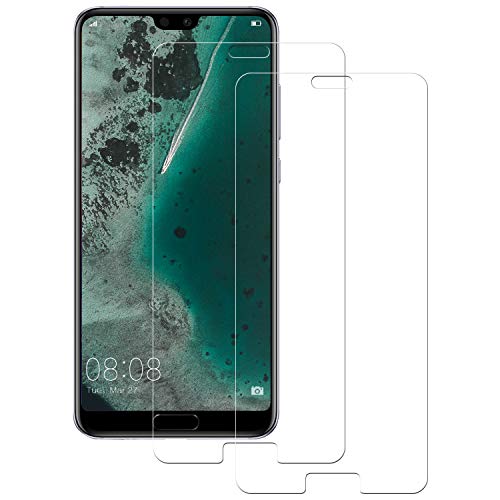 FayTun Protector de Pantalla Huawei P20, Premium Vidrio Templado, Anti-Ralladuras, Anti-Burbujas, 3D-Touch Cristal Templado para Huawei P20, 2 Piezas