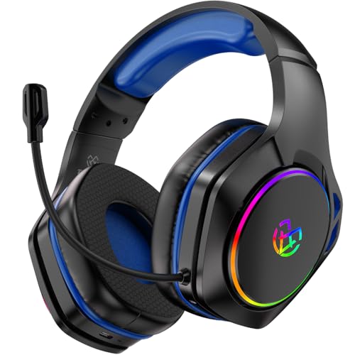 Tatybo Cascos Gaming Inalámbricos para PC/Ps5/Ps4, Auriculares