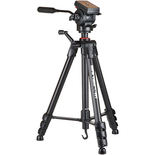 SUNPAK 620-840 Video Pro-M 4 Tripod with Fluid Head Electronic Computer Accessories