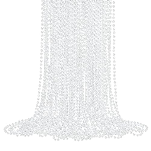 36 Pack Faux Pearl Necklace Bulk Pearl Necklaces Women's Jewelry 1920s Long Pearl Necklace...