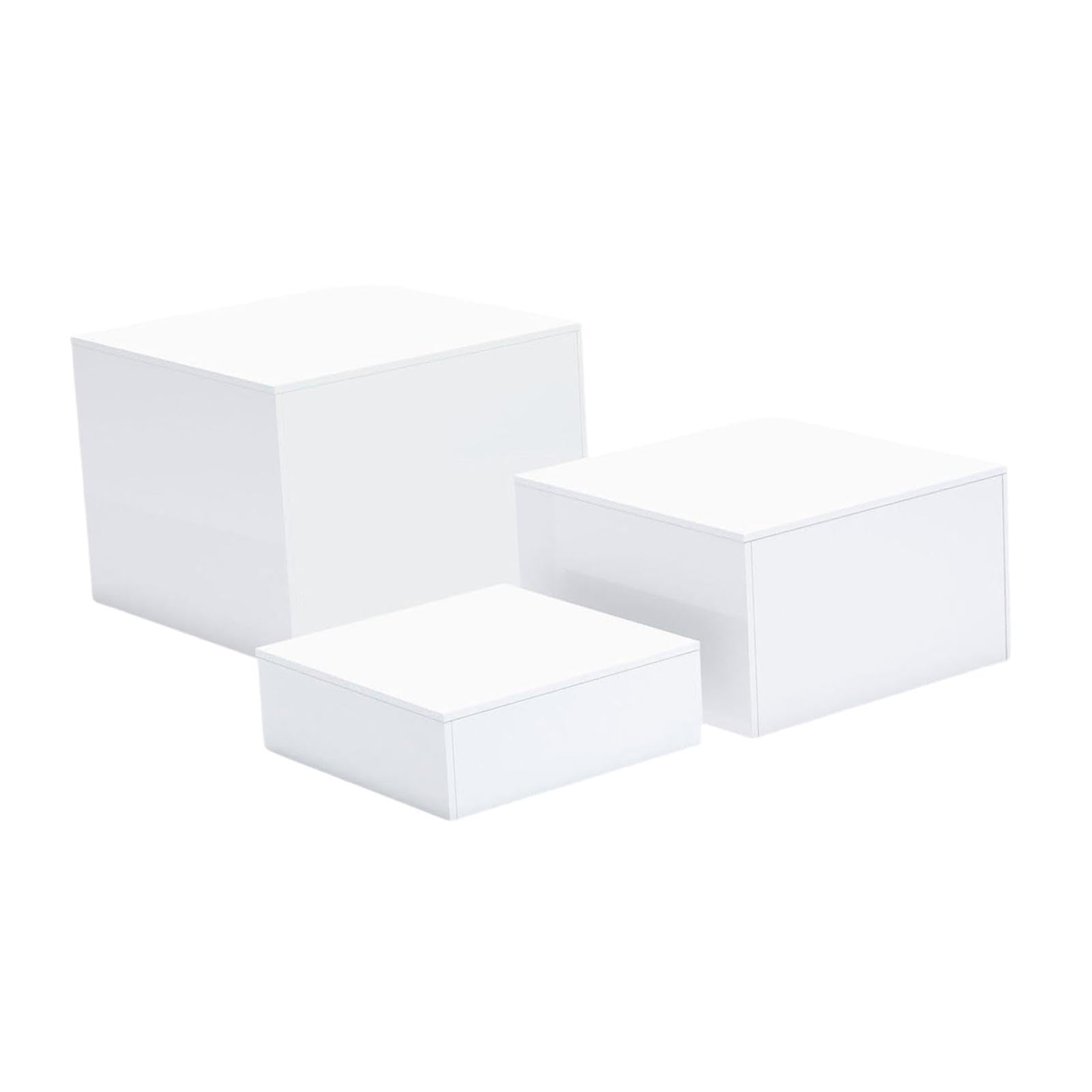 Versatile Set di Supporti in Acrilico per Buffet Ed Eventi, Bianco