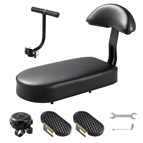 Zacro Kids Bike Seat Set, Comfort Bike Seat with Backrest,...