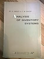 Analysis of Inventory Systems B0007DF0J6 Book Cover