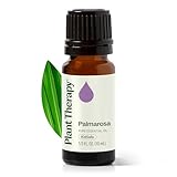 Palmarosa Essential Oil. 10 ml. 100% Pure, Undiluted, Therapeutic Grade.