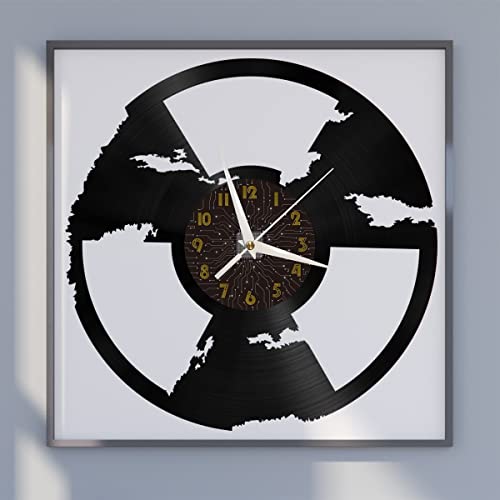 Horloge murale carte nucléaire idée cadeau maison originale - 2