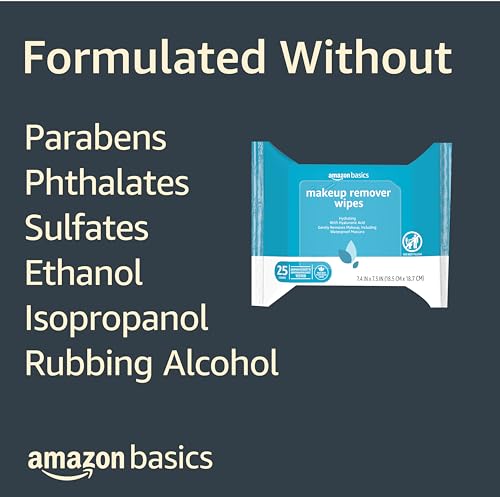 Amazon-Basics-Hydrating-Makeup-Remover-Wipes-150-wipes-Pack-of-6 Amazon Basics Hydrating Makeup Remover Wipes, 150 wipes (Pack of 6) - Image 5