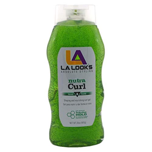 La Looks Gel #8 Nutra Curl 20oz. Mega Hold (2 Pack)
