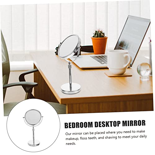 Espejo de Maquillaje Redondo Portátil con Luz LED miniatura 5