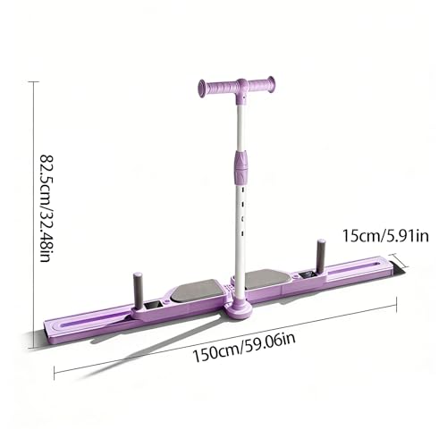 Entrenador de esquí plegable para ejercicio muscular miniatura 4