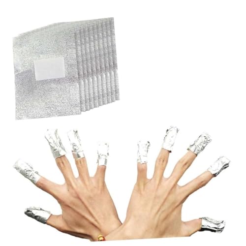 Mikinona Nail Wraps Pad Set 250pcs Armor Removal Cotton Soak off Gel Remover Nail Polish Remover Pads Quick Dry