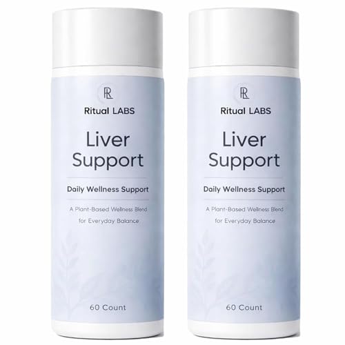 Ritual Labs Liver Support Plant-Based Wellness Support for Daily Balance Gentle Botanical Formula for Everyday Use Clean Lifestyle Blend Simple & Minimal Ingredients 60 Count (2)